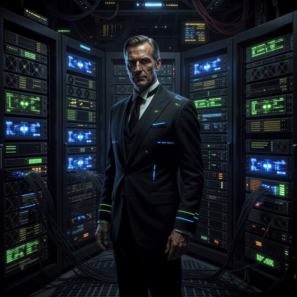 AIfred in the server room